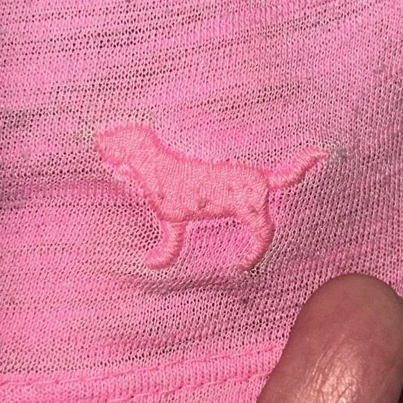 Victoria’s Secret PINK T-Shirt M/LG 
Batwing Sleeves Loose Fit Casual - Picture 4 of 11